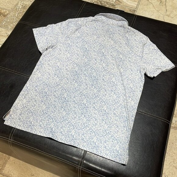 VRST Men's Gravel Pattern Print Golf Polo - Picture 6 of 11